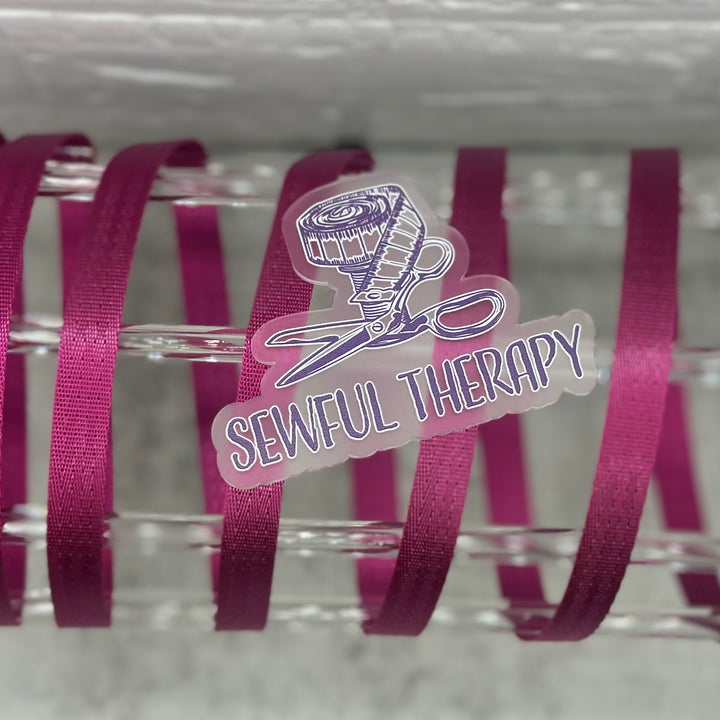 Raspberry Seatbelt Webbing (Precut 3 Yards): 0.5", 1”, 1.5”