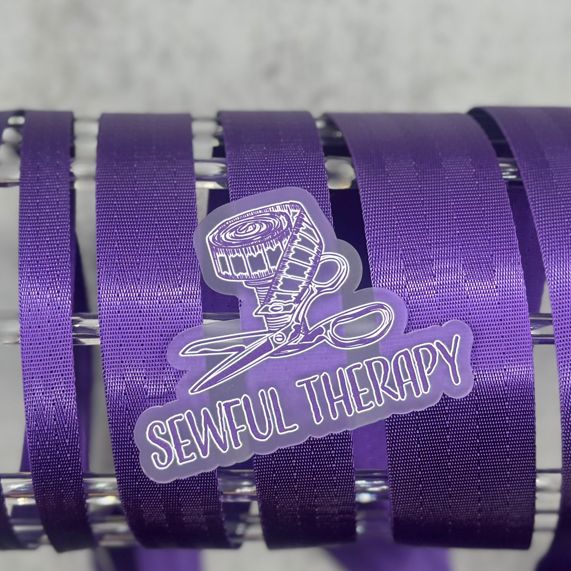 Royal Purple Seatbelt Webbing (Precut 3 Yards): 0.5", 1”, 1.5”