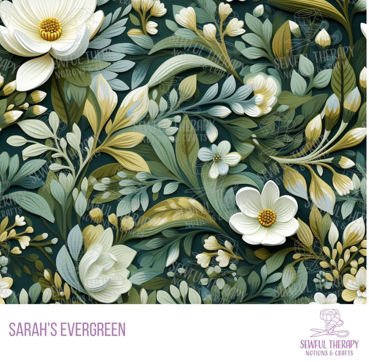 Sarah’s Evergreen Neoflex V2 (2.0mm Thick) Half Yard
