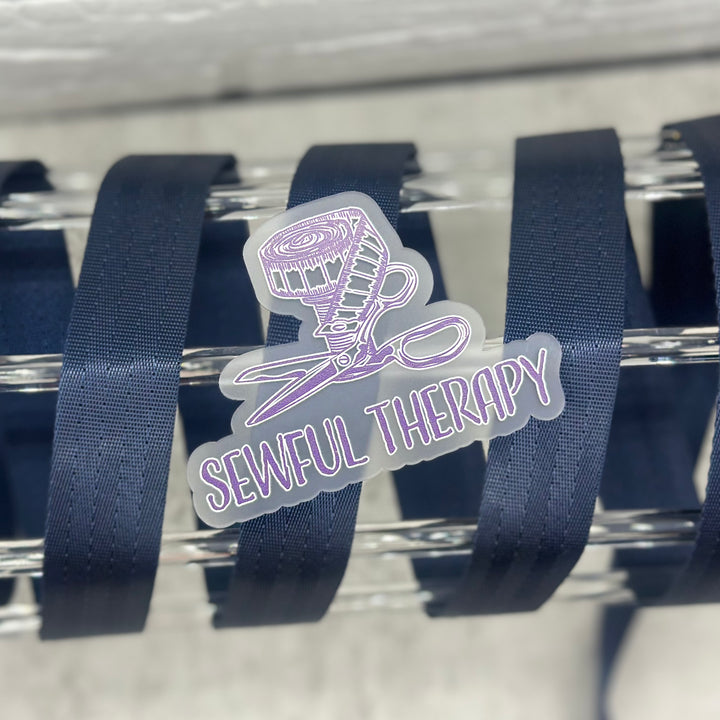 Navy Seatbelt Webbing (Precut 3 Yards): 0.5", 1”, 1.5”