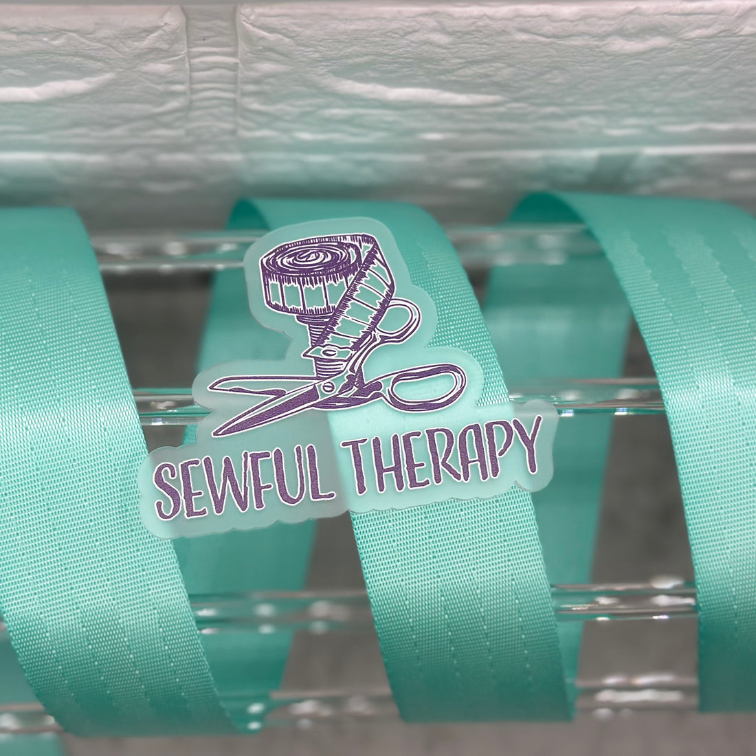 Mint Seatbelt Webbing (Precut 3 Yards): 0.5", 1”, 1.5”