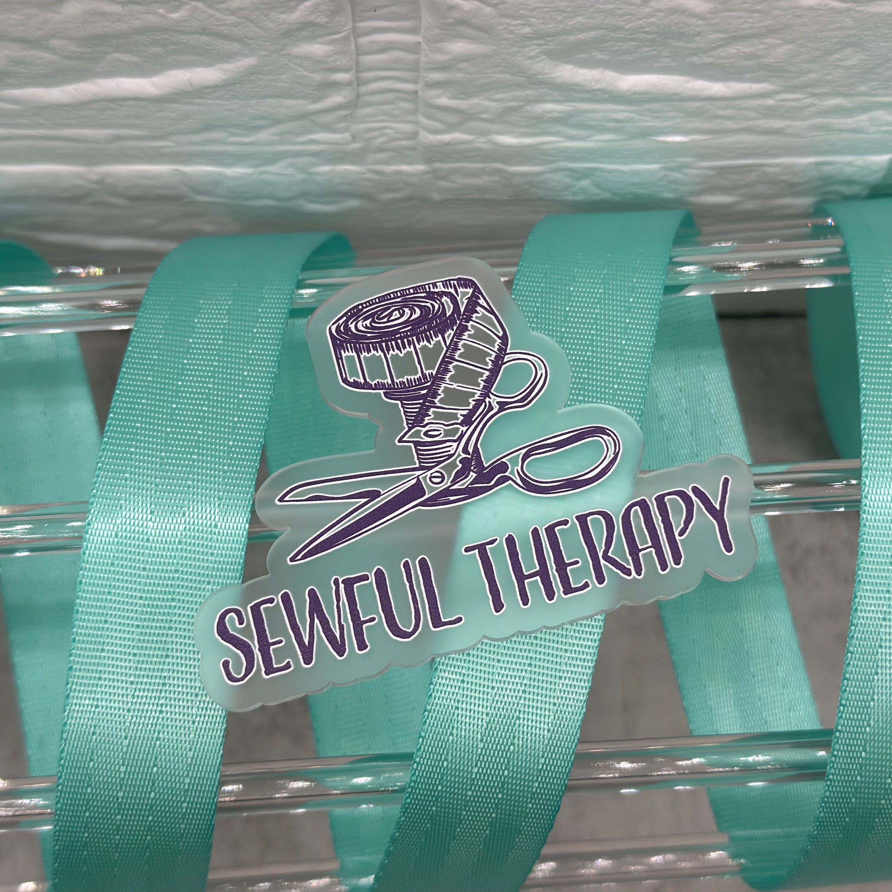 Mint Seatbelt Webbing (Precut 3 Yards): 0.5", 1”, 1.5”
