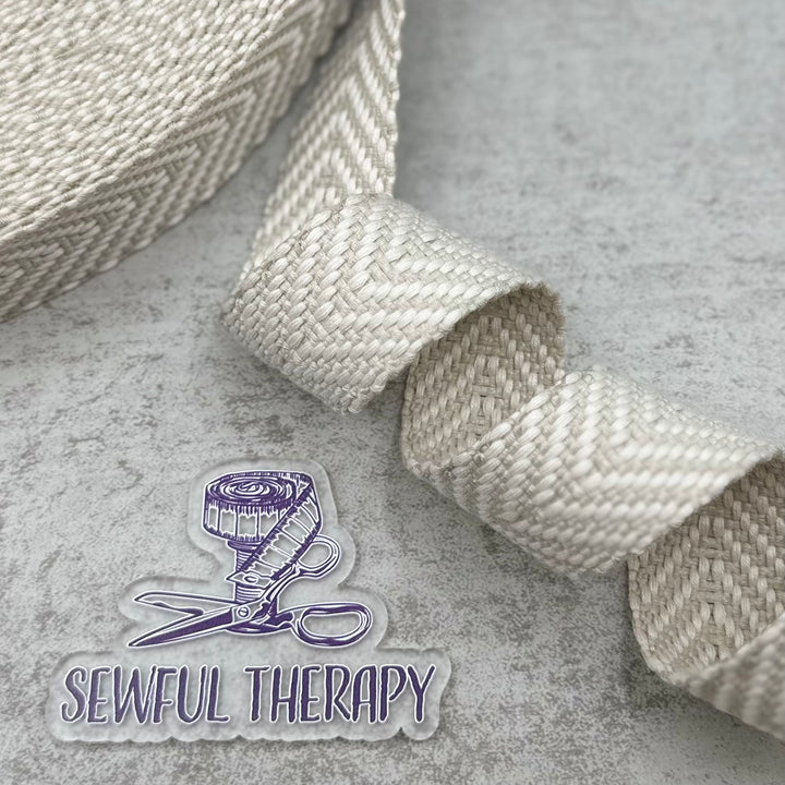 1.5" (38mm) Wide - Chevron Webbing (5 Yards Precut)