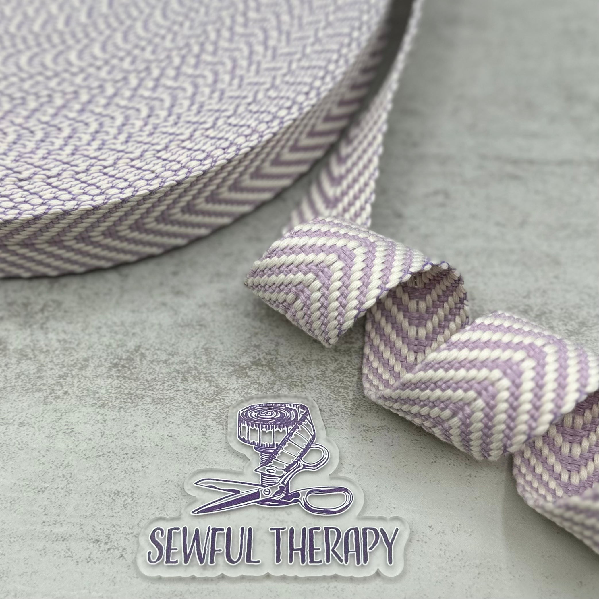 1.5" (38mm) Wide - Chevron Webbing (5 Yards Precut)