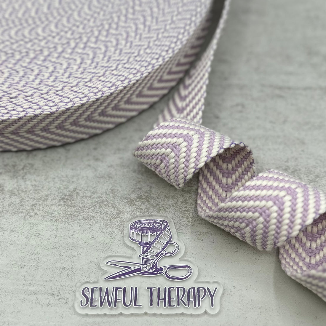 1.5" (38mm) Wide - Chevron Webbing (5 Yards Precut)