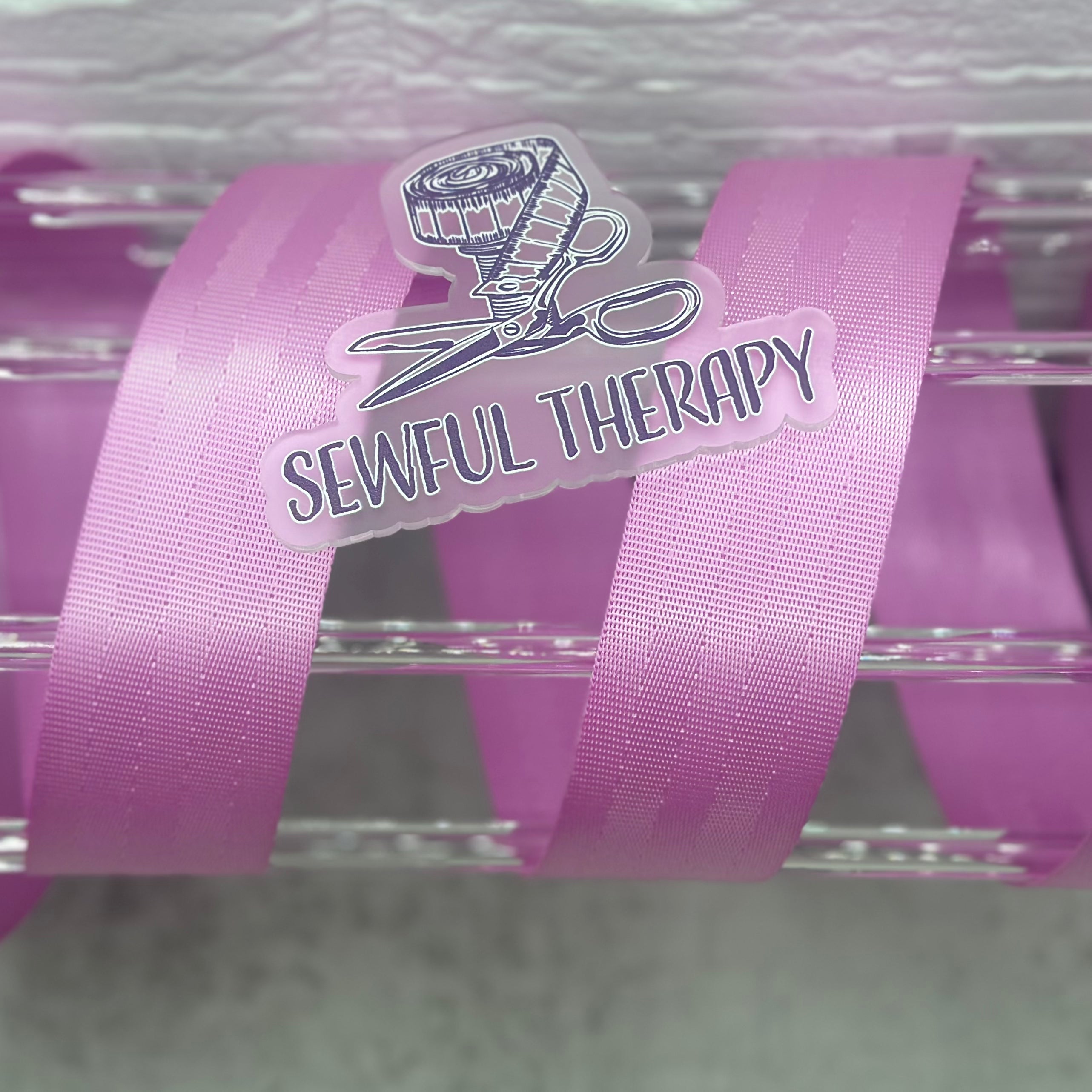 Bubblegum Pink Seatbelt Webbing (Precut 3 Yards): 0.5", 1”, 1.5”