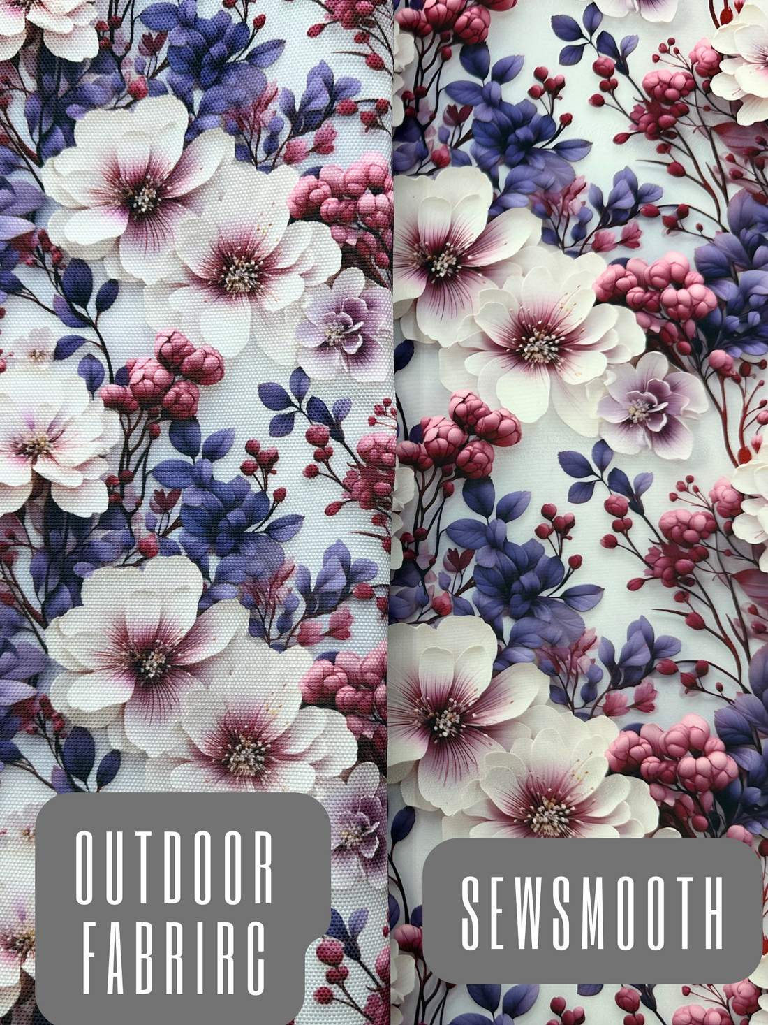 Sarah's Lilac Berry Outdoor Utility Fabric (Yard)