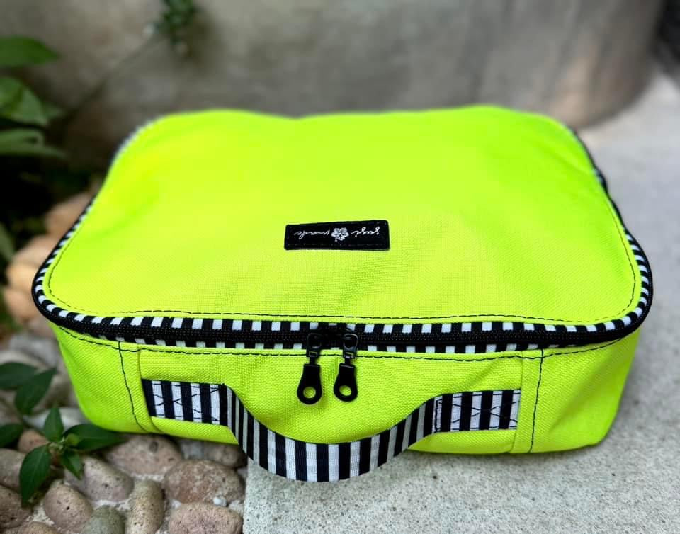 600D HEATHERED OXFORD - Neon Lime