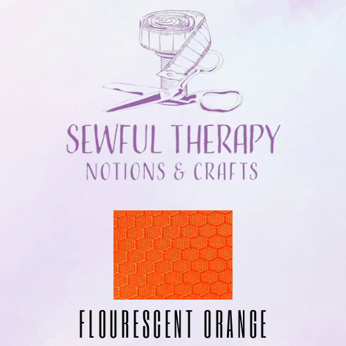 Hex Polyester Ripstop 420D Fluorescent Orange (Yard)