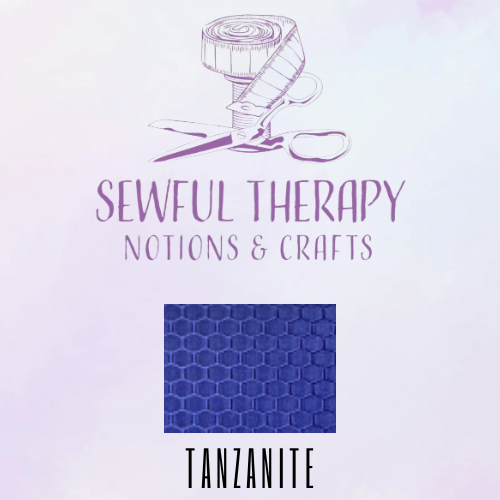 Adhesive Hex Polyester Ripstop 420D (HALF Yard) Tanzanite