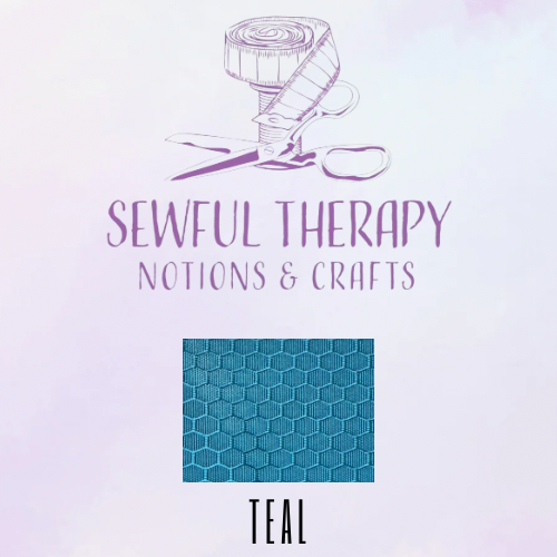 Adhesive Hex Polyester Ripstop 420D (HALF Yard) Teal