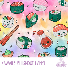 Load image into Gallery viewer, Kawaii Rainbow Sushi Smooth Vinyl
