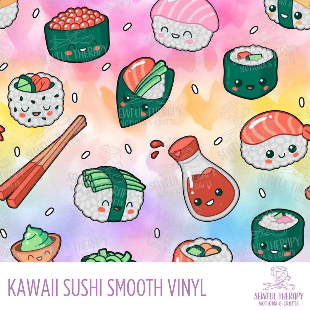 Kawaii Rainbow Sushi Smooth Vinyl