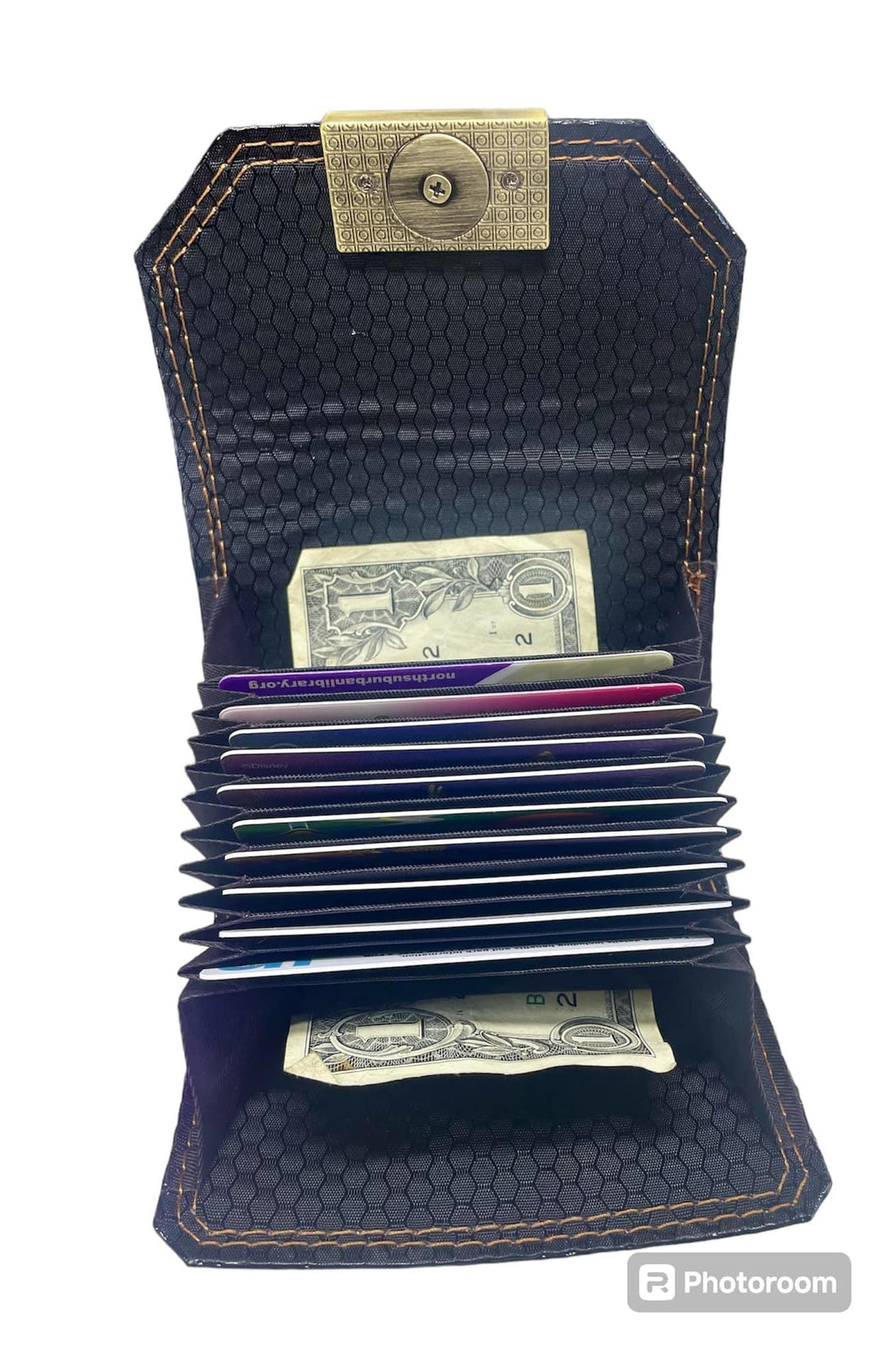 10 Card Slot Accordion Wallet Insert
