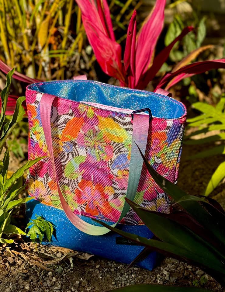 SewSquish Cloud (HY) - NEON TROPICAL FLOWERS