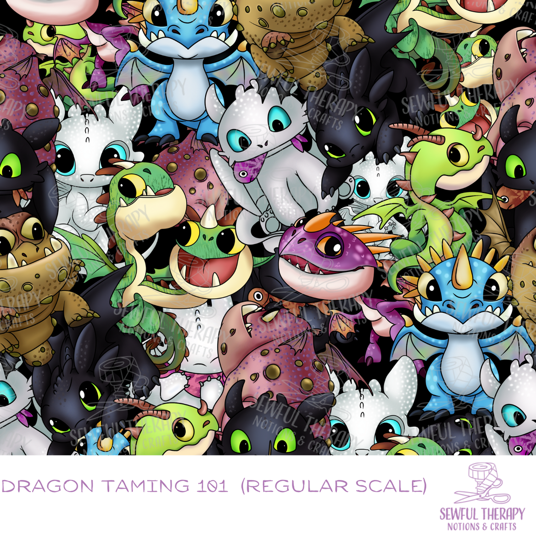 Dragon Taming 101 Smooth Canvas Backed Vinyl (HY)