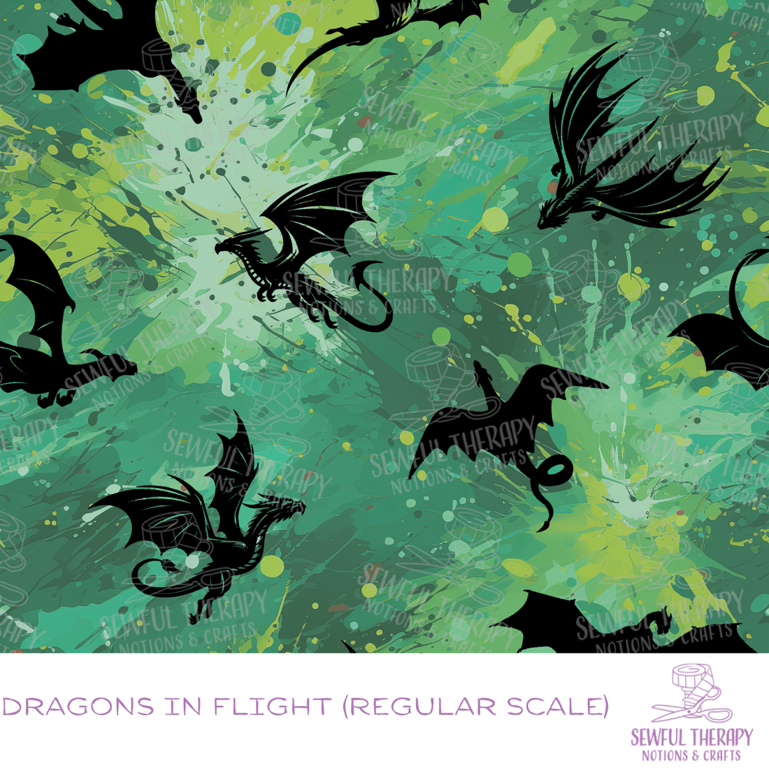 Dragons in Flight Water Resistant Oxford 1000D (YD)