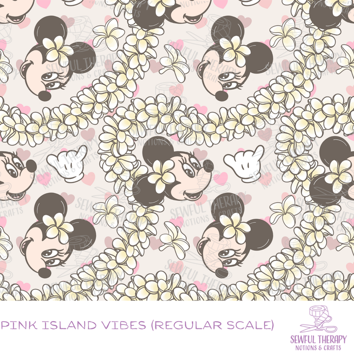 Pink Island Vibes SewSmooth (YD)