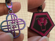 Load image into Gallery viewer, KPDH #5 Double Sided Enamel Zipper Pulls (Pack of 3)
