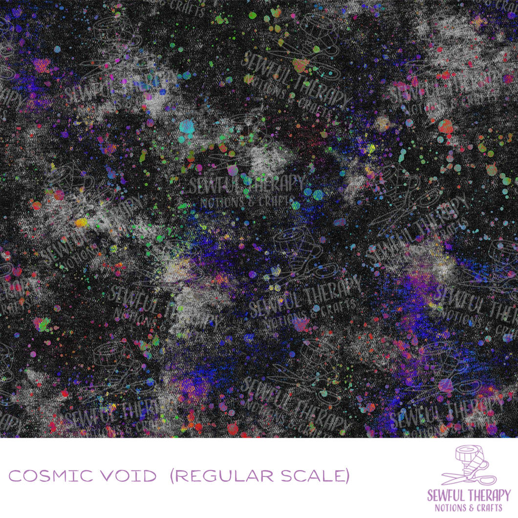 Sewful Adhesive Hexatex 420D (HALF Yard): Cosmic Void