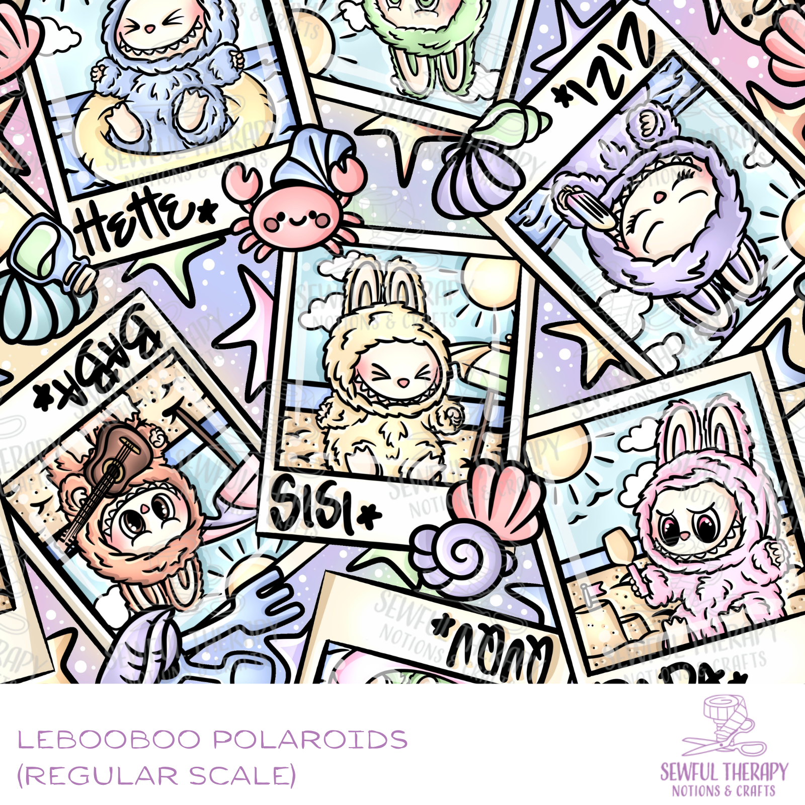 LeBooBoo Polaroids Neoflex V2 (2.0mm Thick) Half Yard