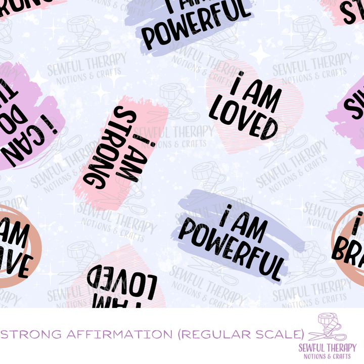 Strong Affirmation Hexatex (YD)