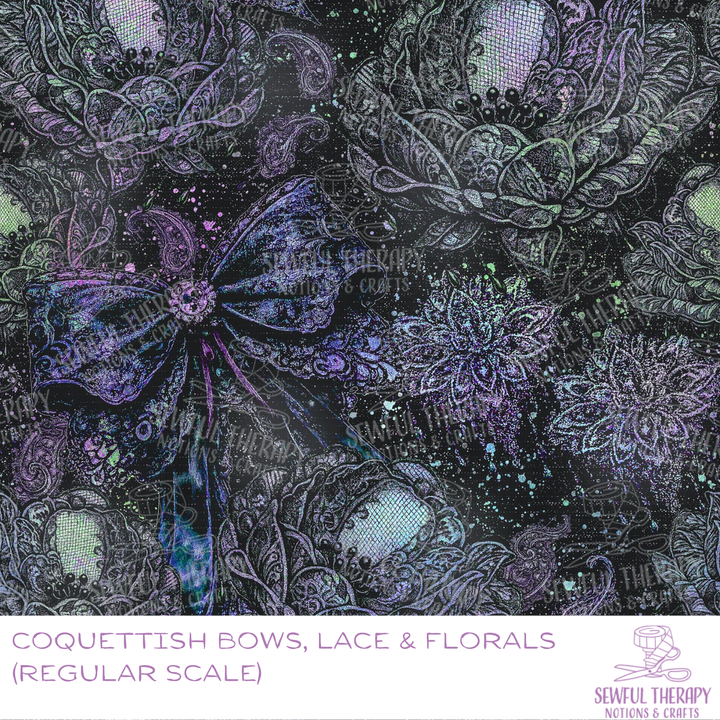 Coquettish Bows, Lace & Florals SEWLUXE (YD)
