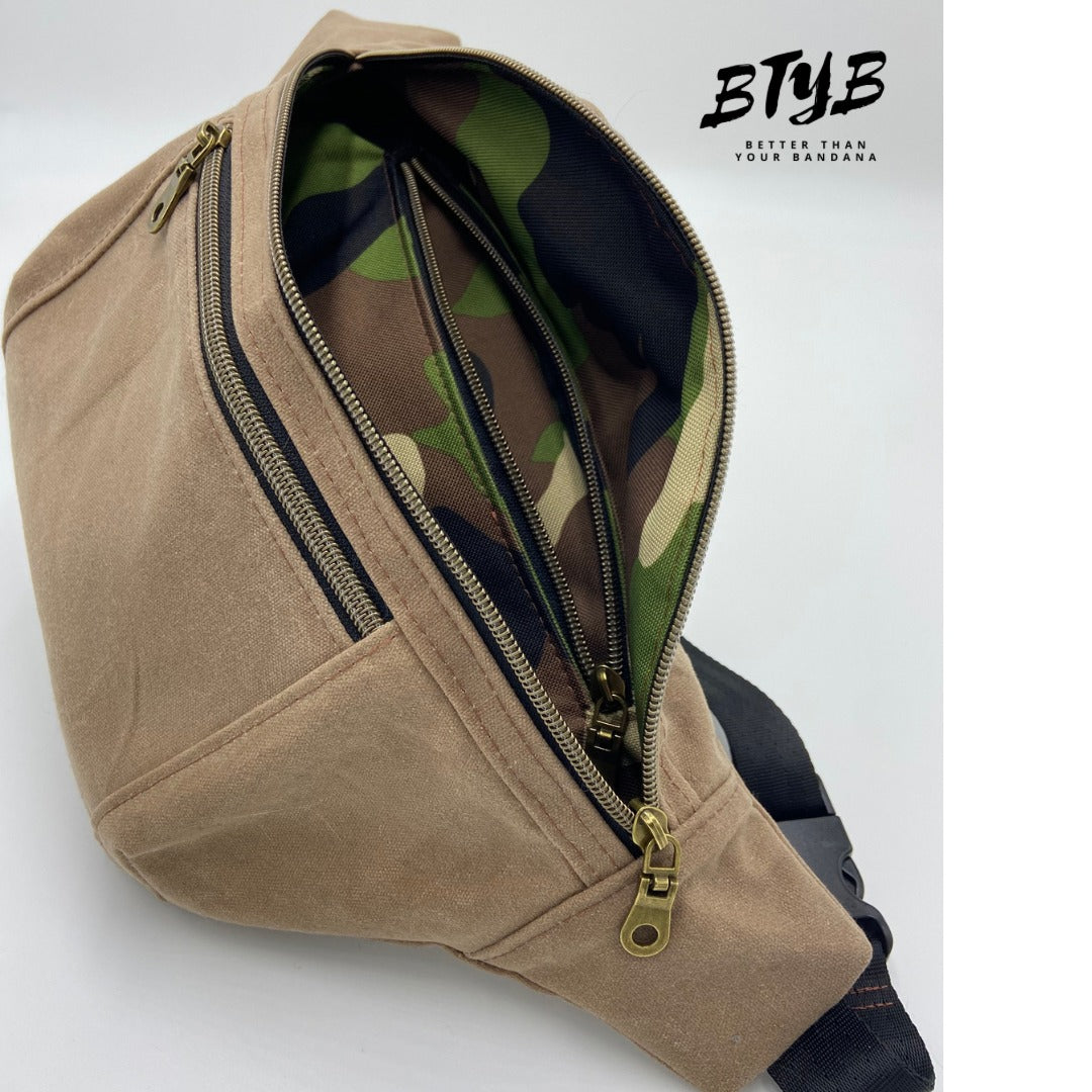 12oz Waxed Canvas Tan