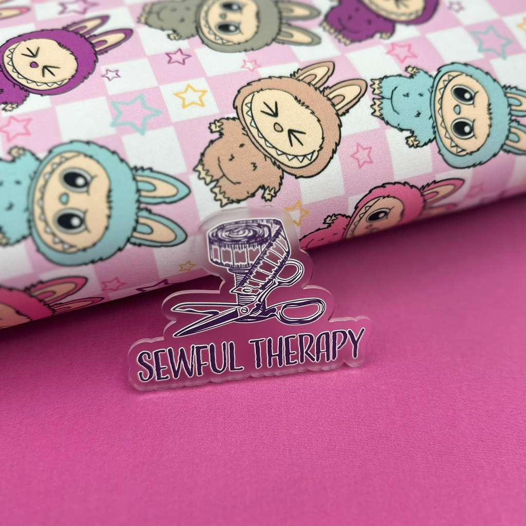 Pink Checkered LeBooBoo Neoflex V2 (2.0mm Thick) Half Yard