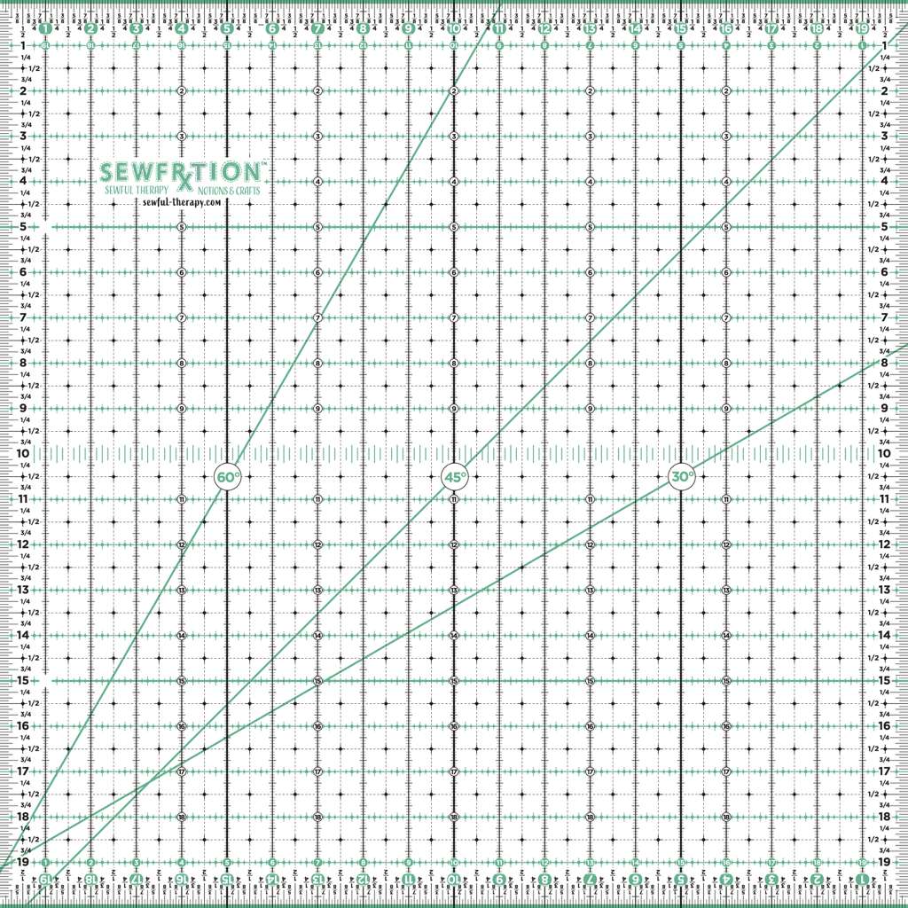PREORDER 10-12 Business Weeks: Sewfrxtion™ Acrylic Rulers