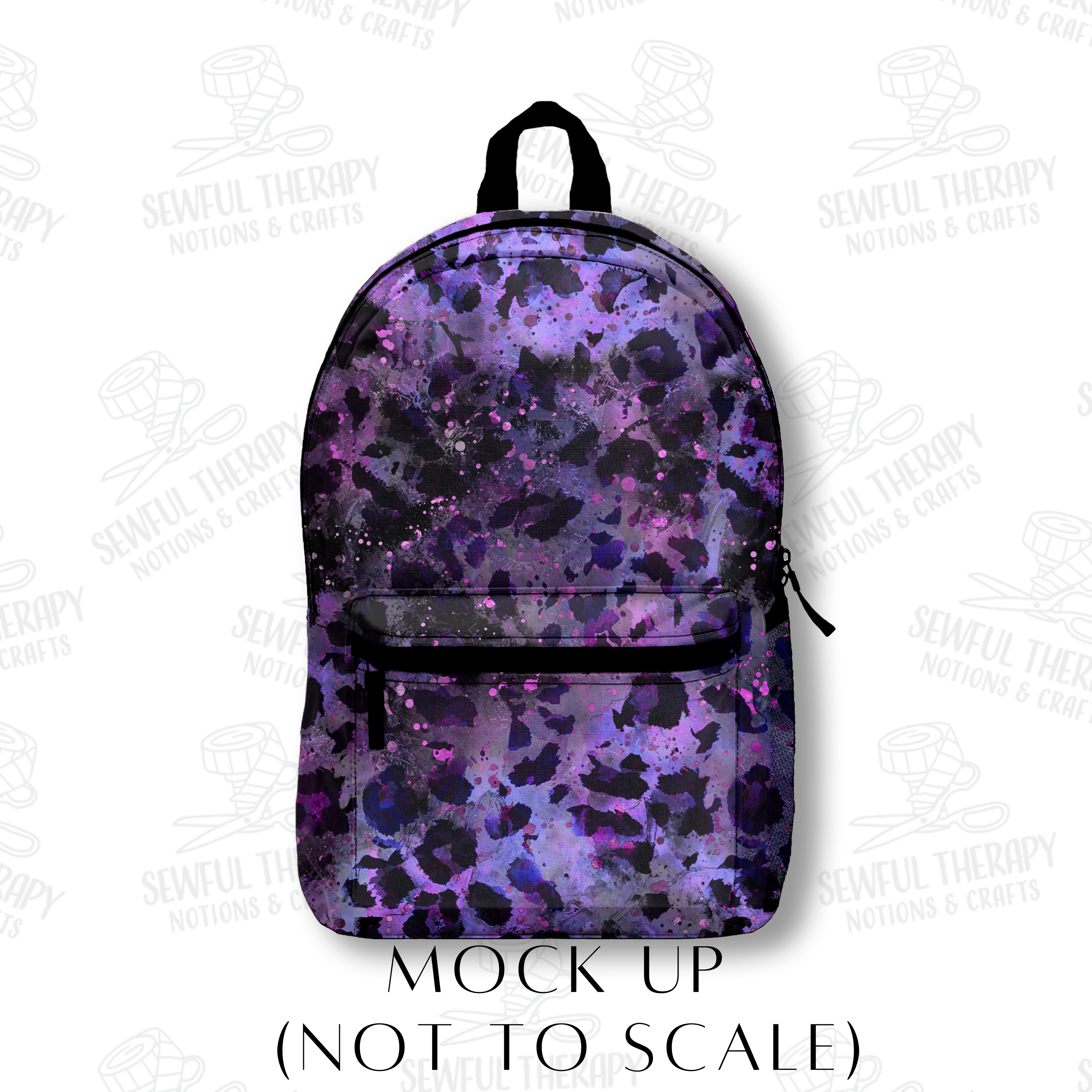 PREORDER 10-12 Business Weeks: Purple Leopard Neoflex V2 (2.0mm Thick) Half Yard