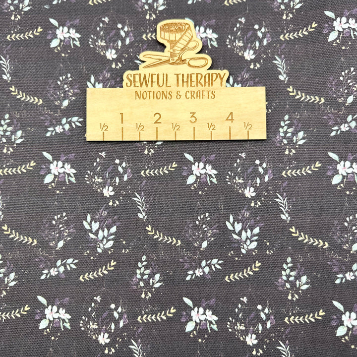 Small Scale Cotton Canvas Geo Floral Terrarium