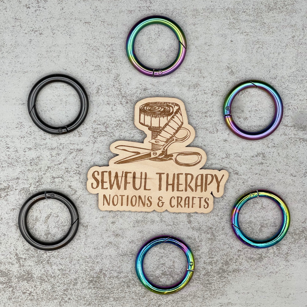 1.25” Spring Rings – Sewful Therapy - Notions & Crafts