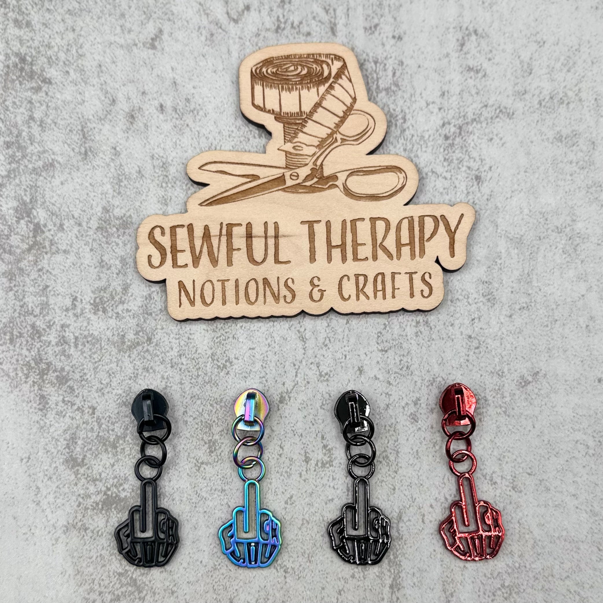 #5 F.U. Zipper Pulls (Pack of 3)
