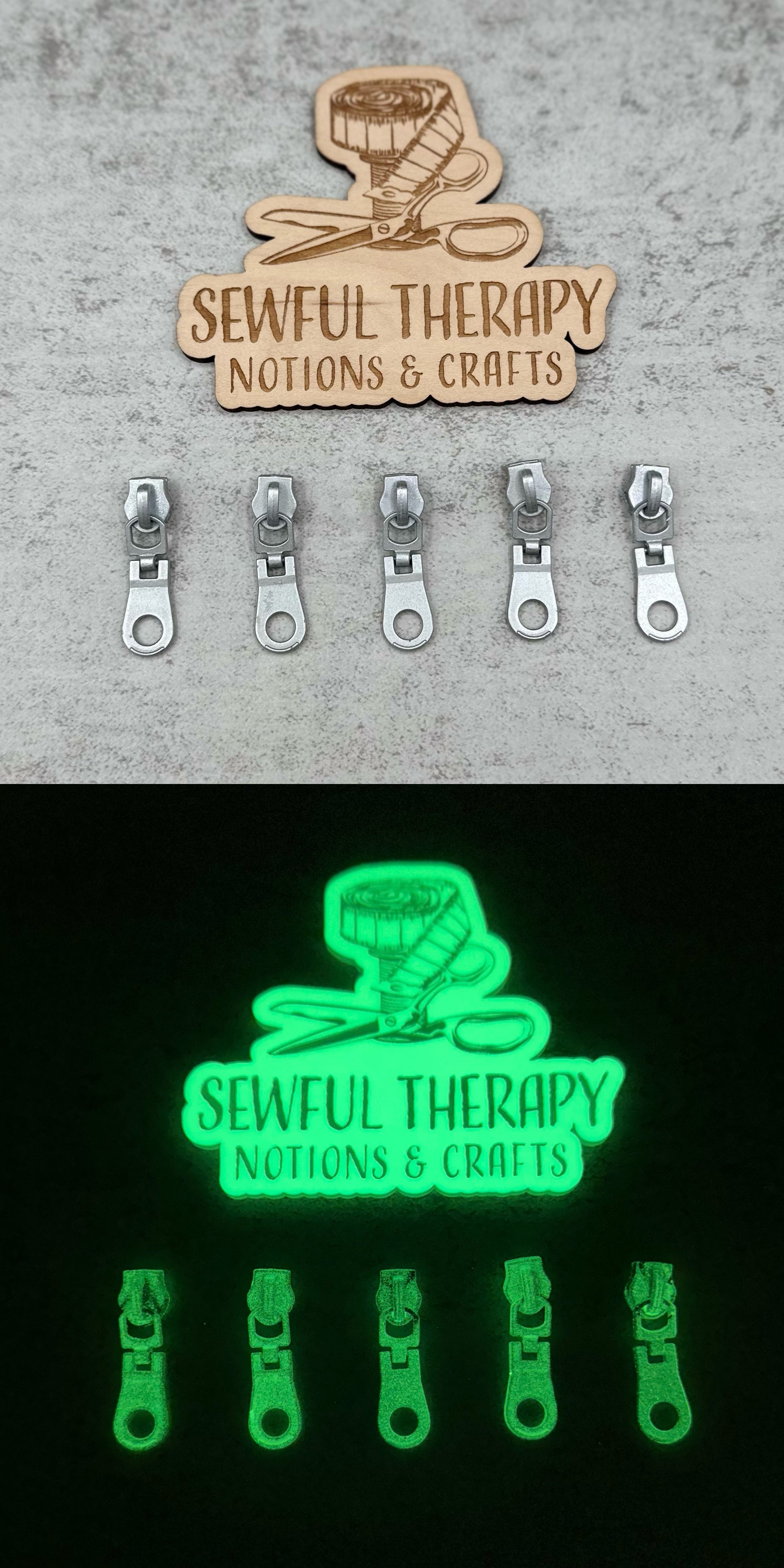 Glow Up: #5 Zipper Pulls