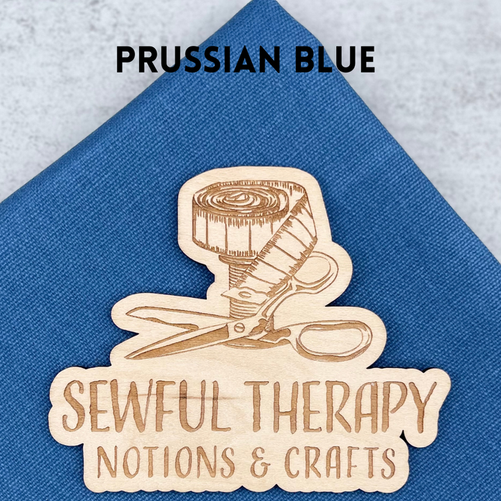 12oz Waxed Canvas Prussian Blue