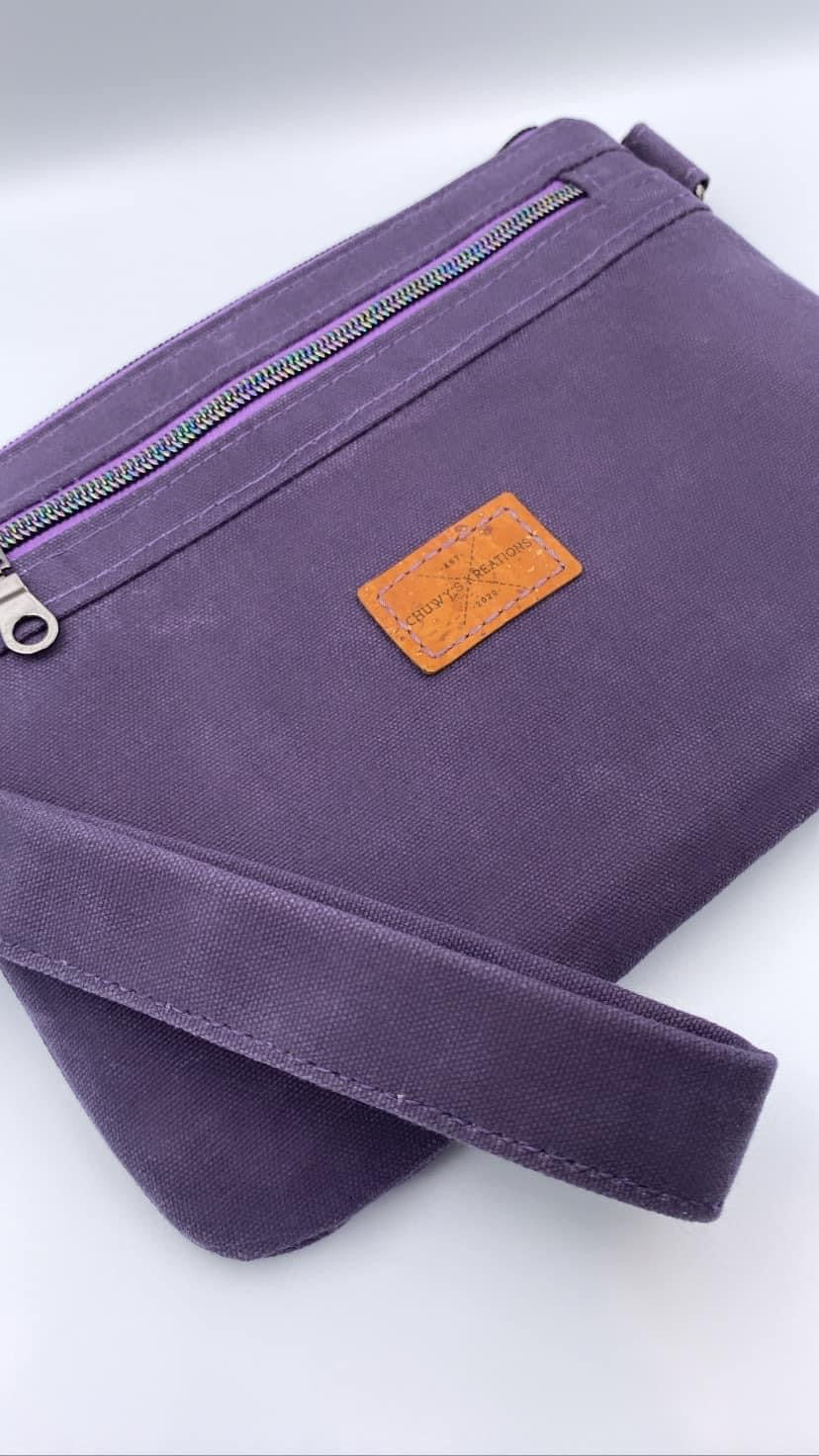 12oz Waxed Canvas Eggplant