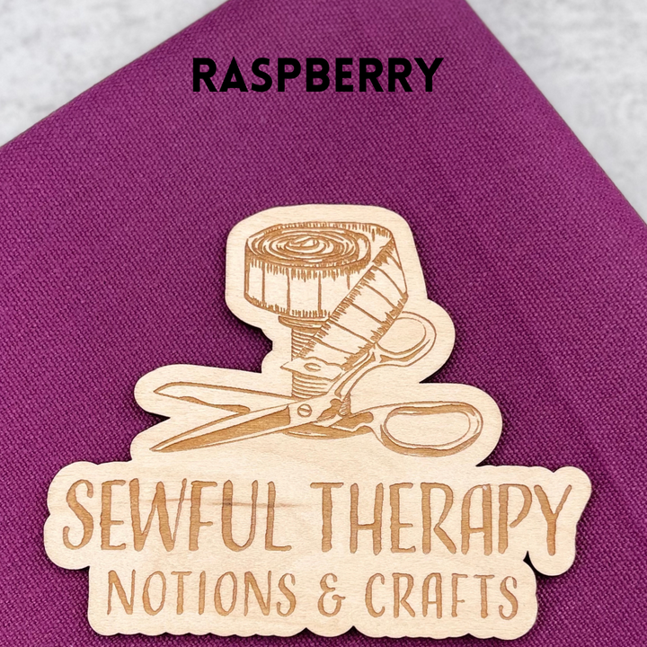 12oz Waxed Canvas Raspberry
