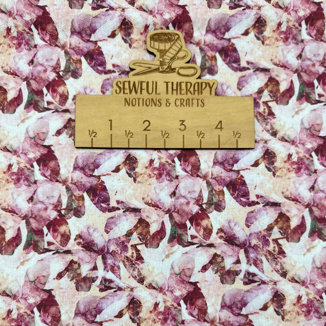 Small Scale Cotton Canvas Pink Floral