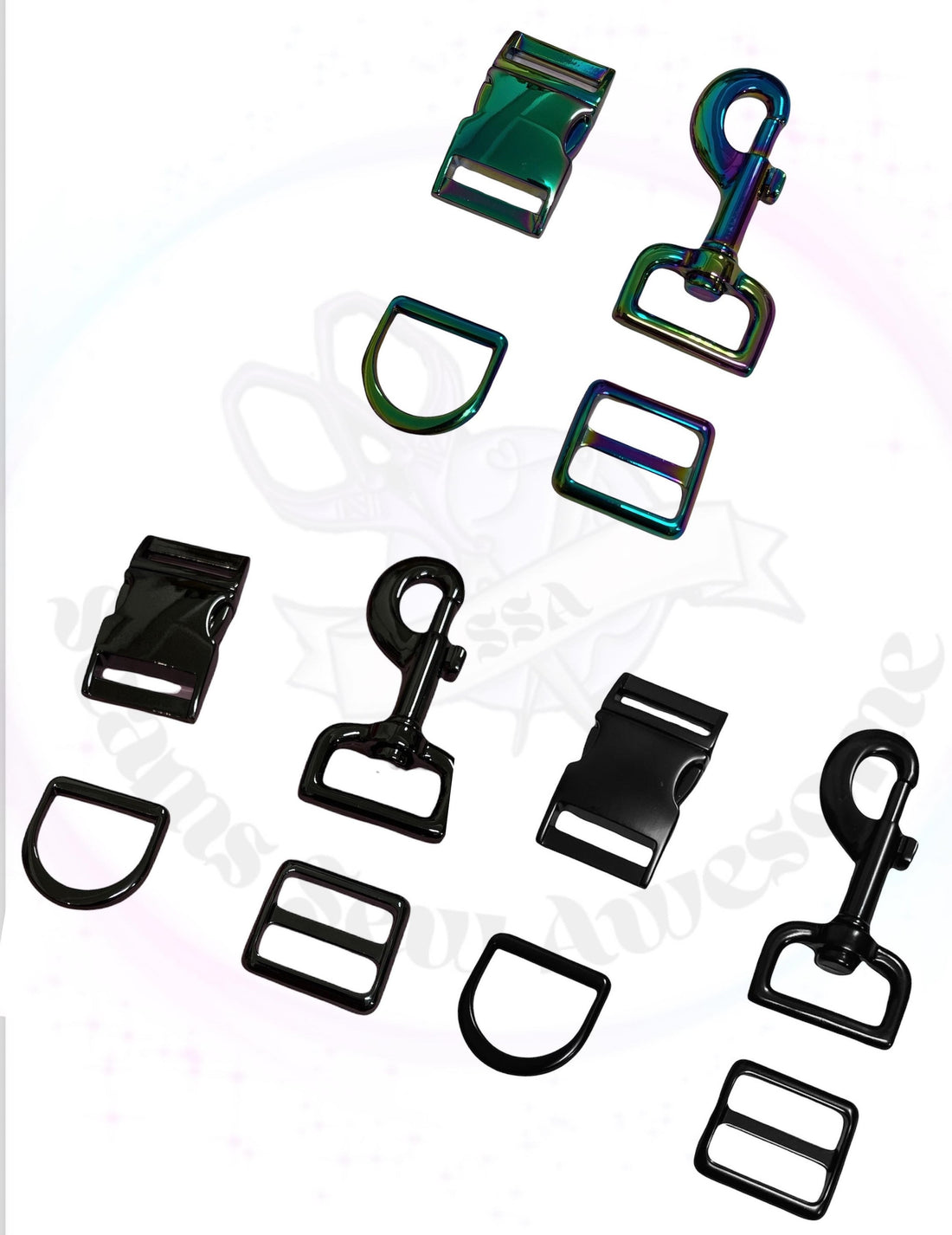 Heavy Duty Pet Collar Hardware Kit SSA