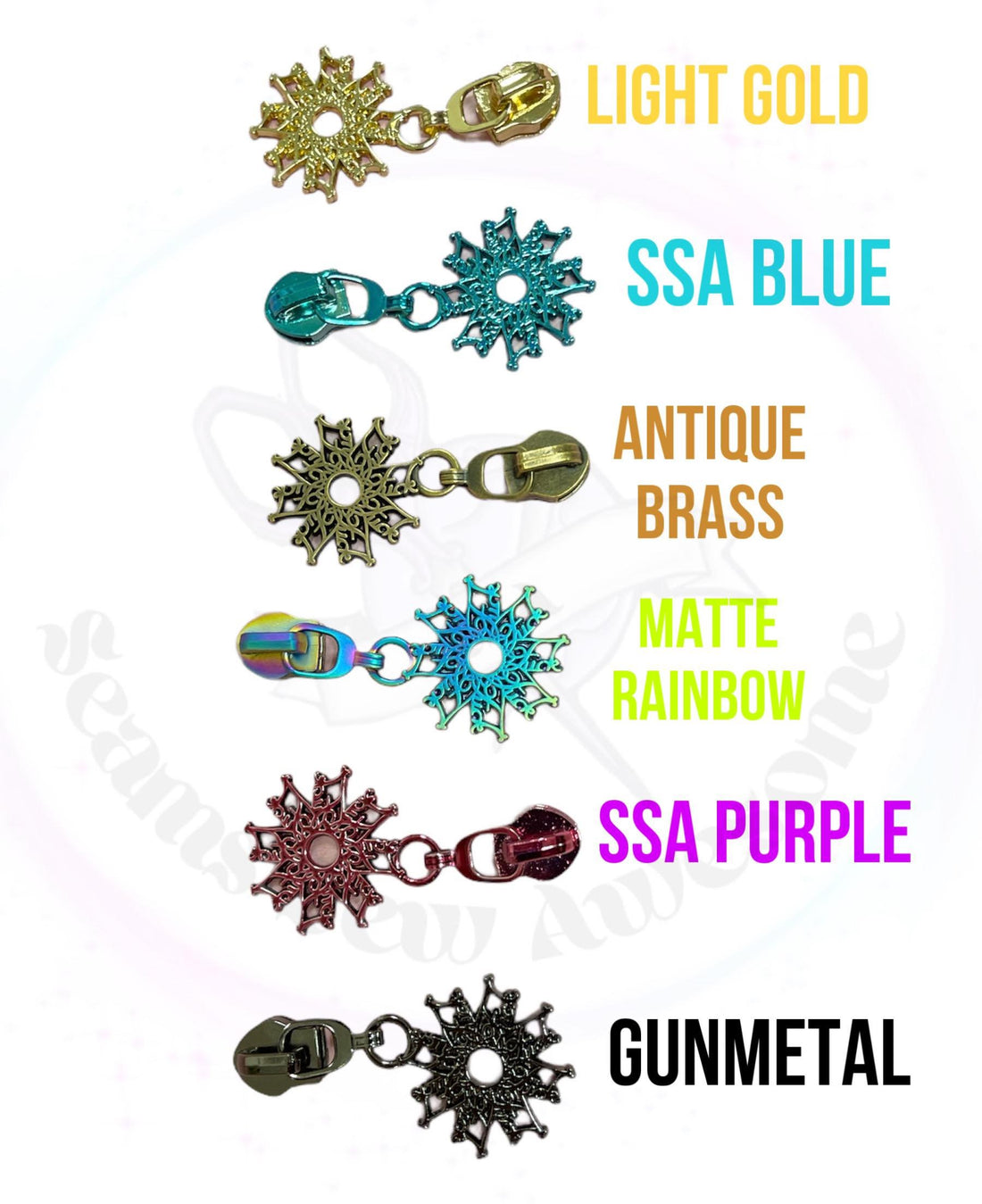 #5 FckFlake Zipper Pulls SSA (Pack of 5)