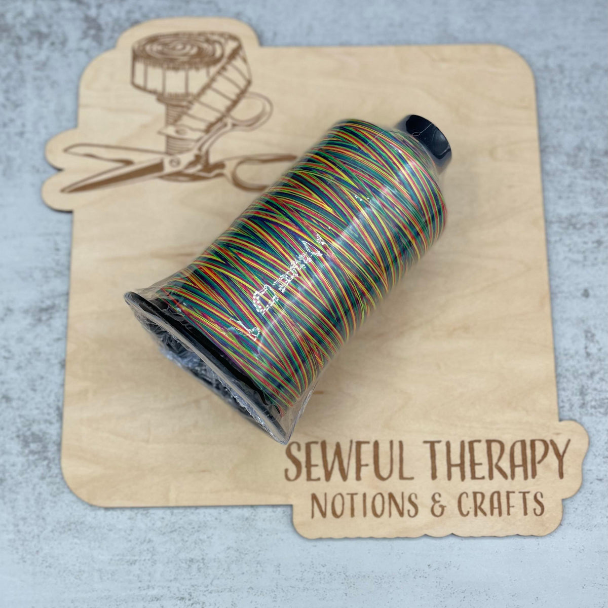 Psychedelic String Bonded Polyester Tex45 SSA – Sewful Therapy ...