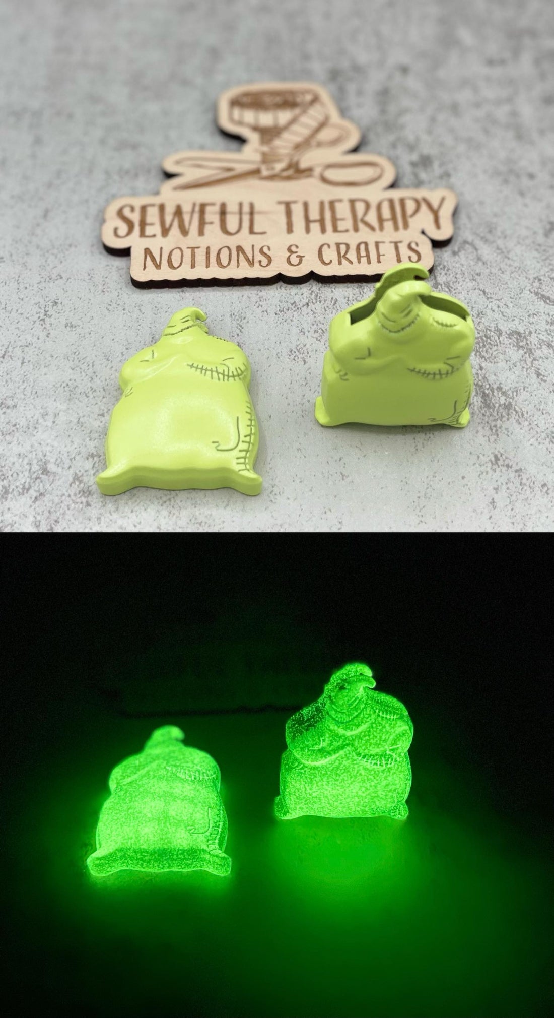 Glow Up: Burlap Boogie 3D Strap Ends