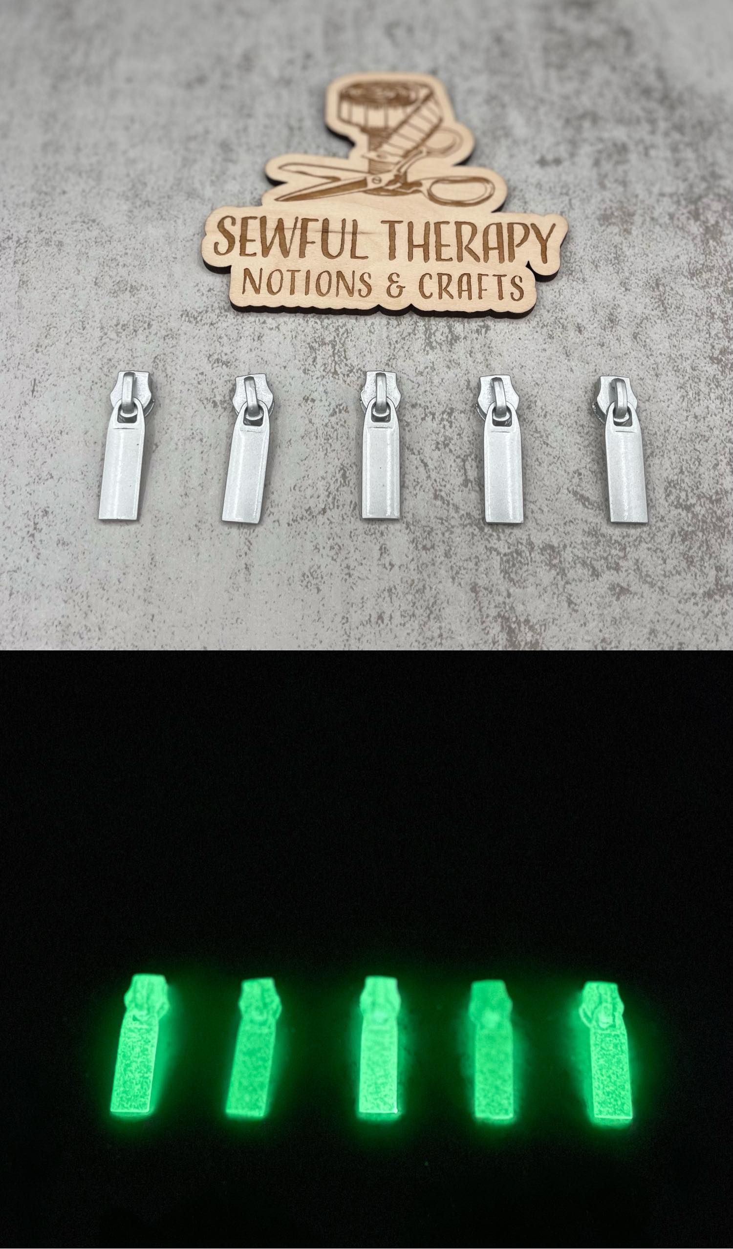 Glow Up: #5 Zipper Pulls