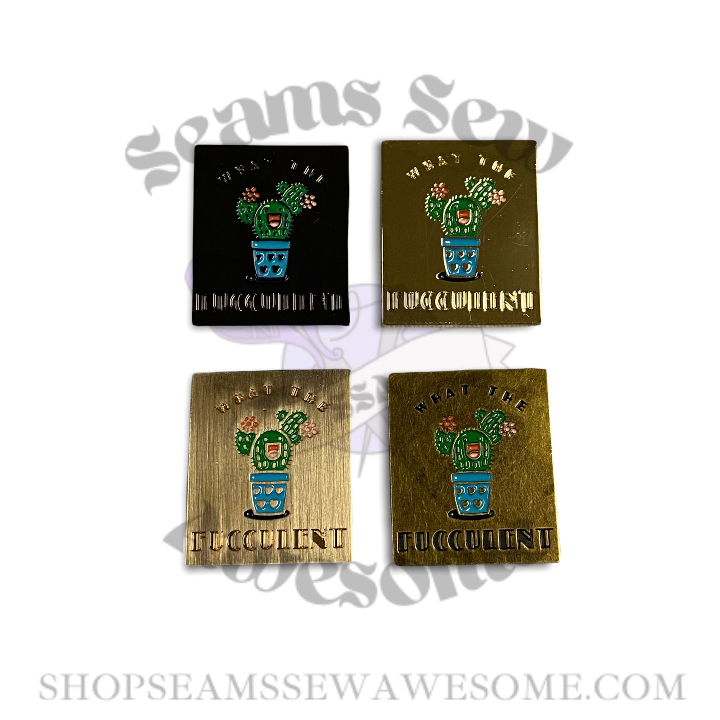 WTFucculent Metal Label Tag SSA