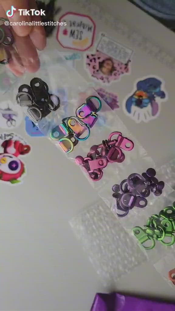 Chroma: Mini D-Rings + Rivets (Pack of 5)