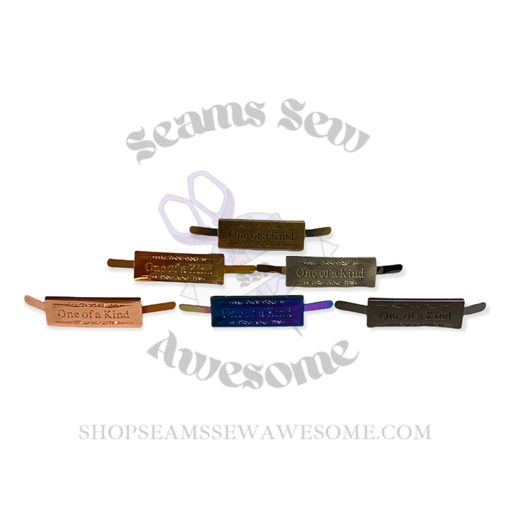 “One of a Kind” Metal Label Tag SSA