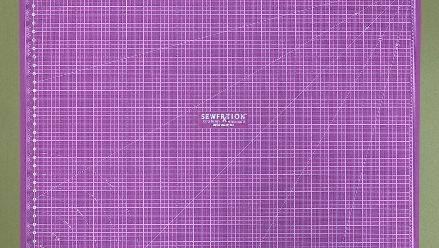 DISCOUNTED SHIPPING in Continental US: Sewfrxtion™ A0 Double-Sided Cutting Mat - 36”x48”
