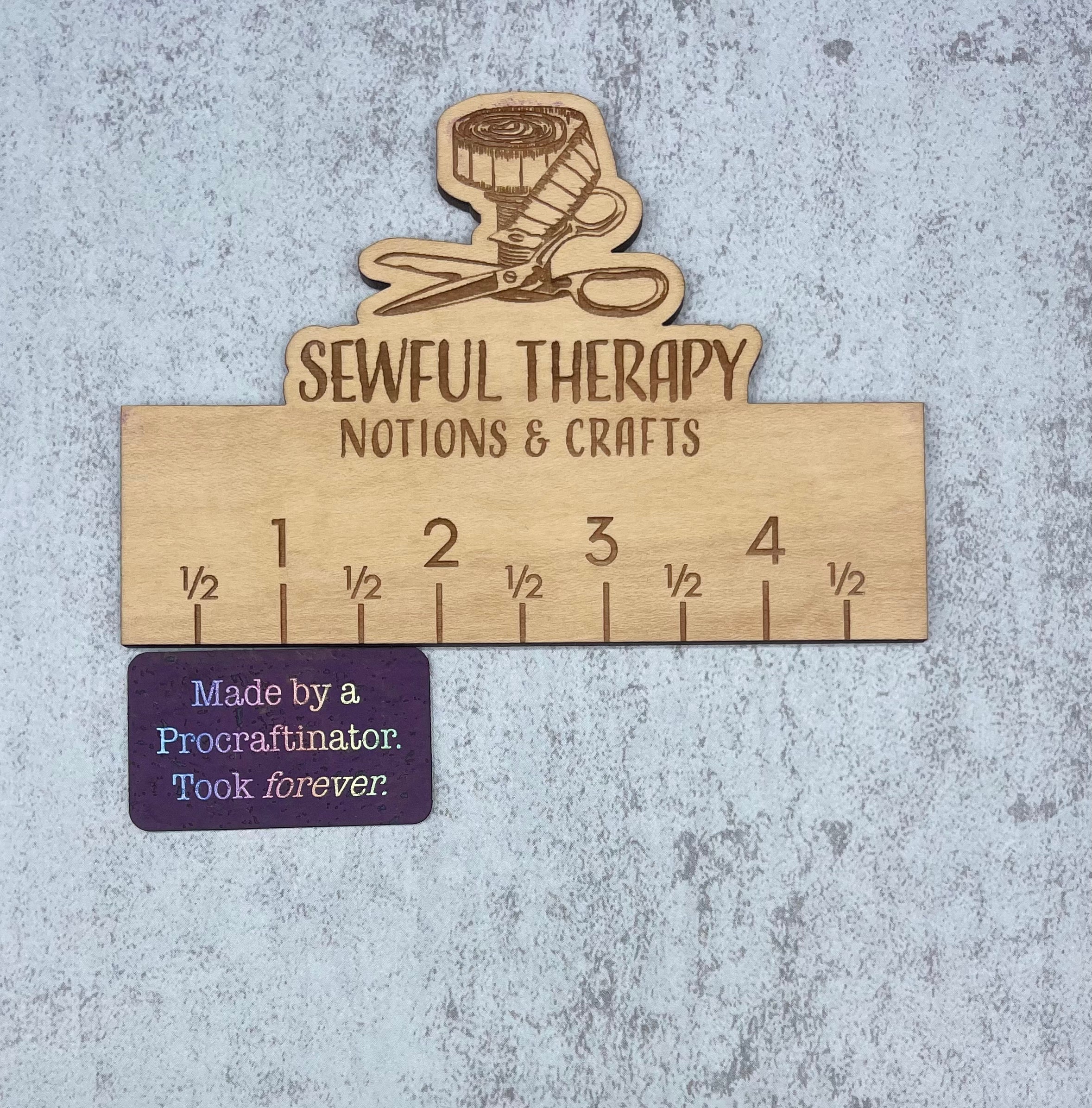 "Made By A Procraftinator" Cork Label Tags