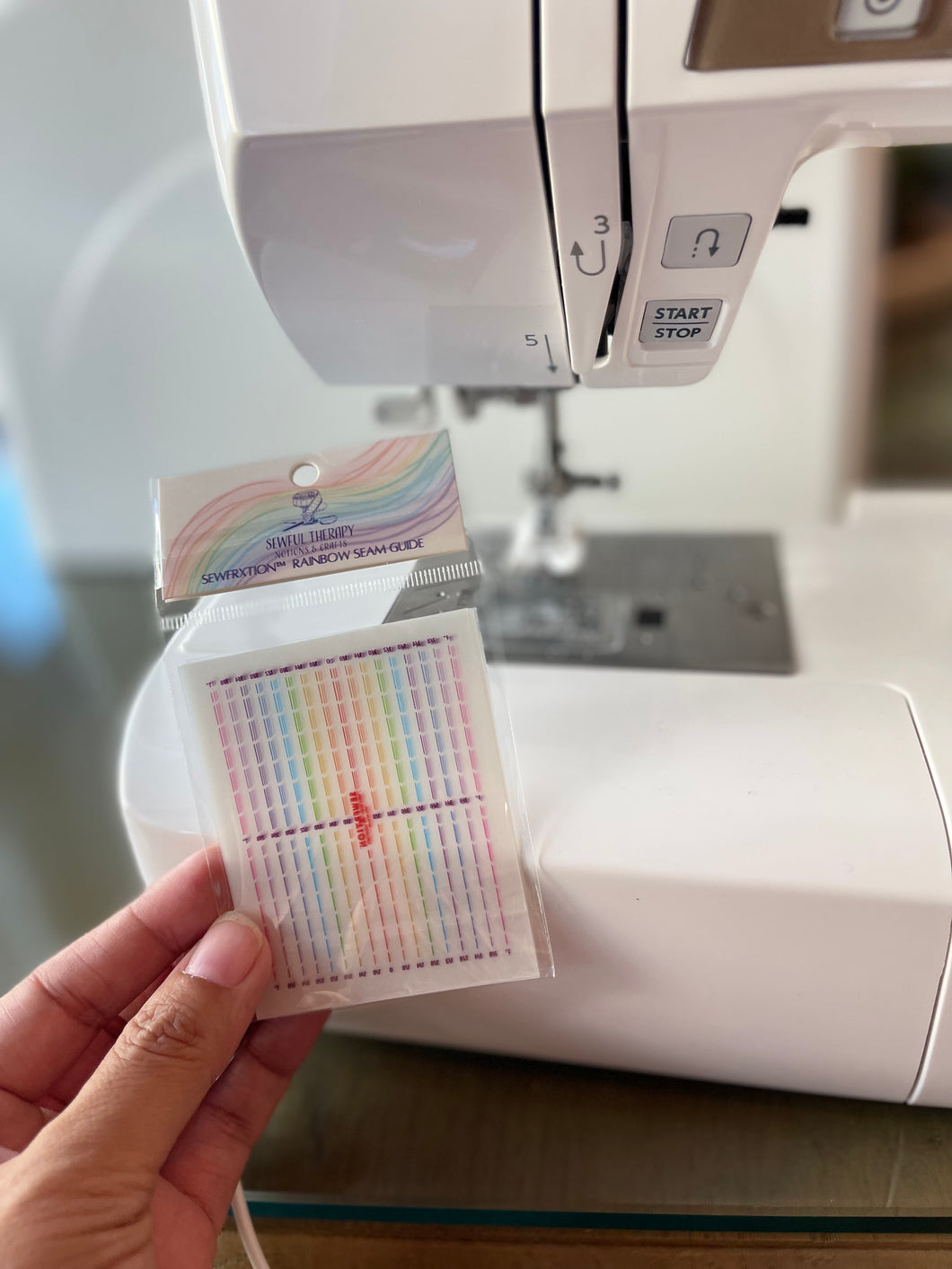 Sewfrxtion™️ Rainbow Seam Guide – Sewful Therapy - Notions & Crafts